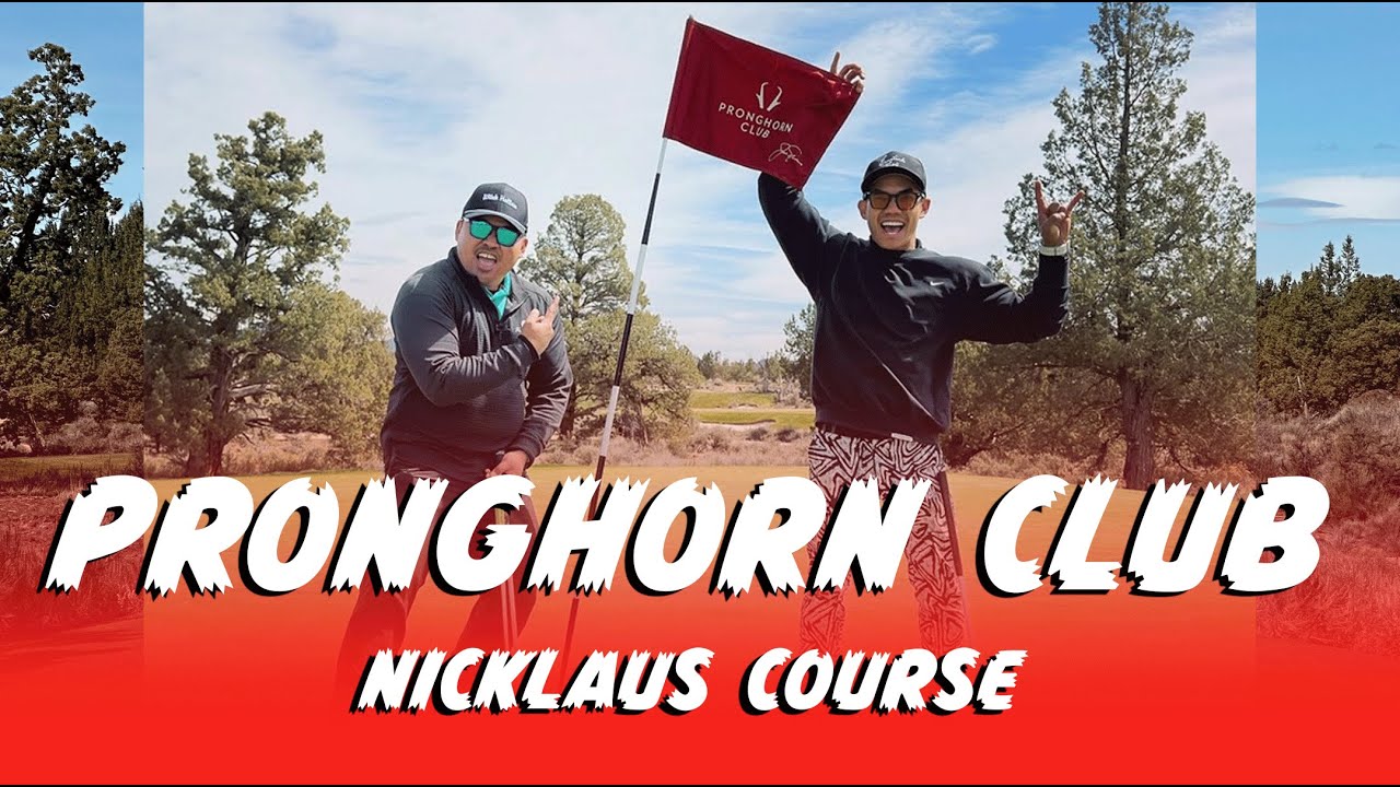 Игра в гольф в гольф-клубе Pronghorn, поле Jack Nicklaus Signature Course в Бенде, штат Орегон
