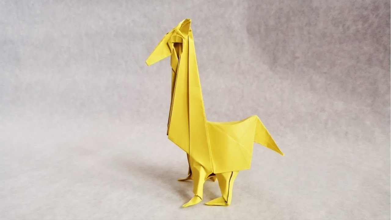 Origami Llama Tutorial (designed by Jakub Jurika)
