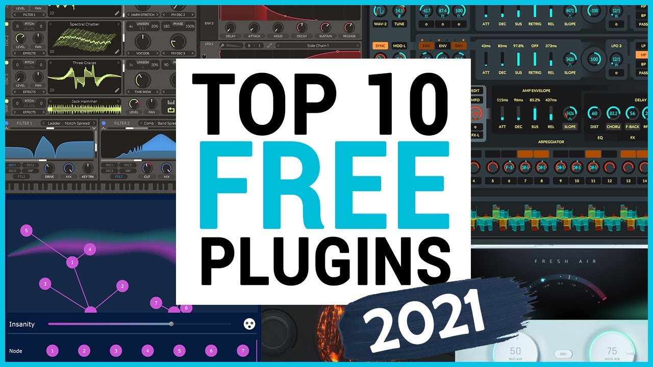 The 10 Best FREE VST Plugins Every Producer NEEDS in 2021!