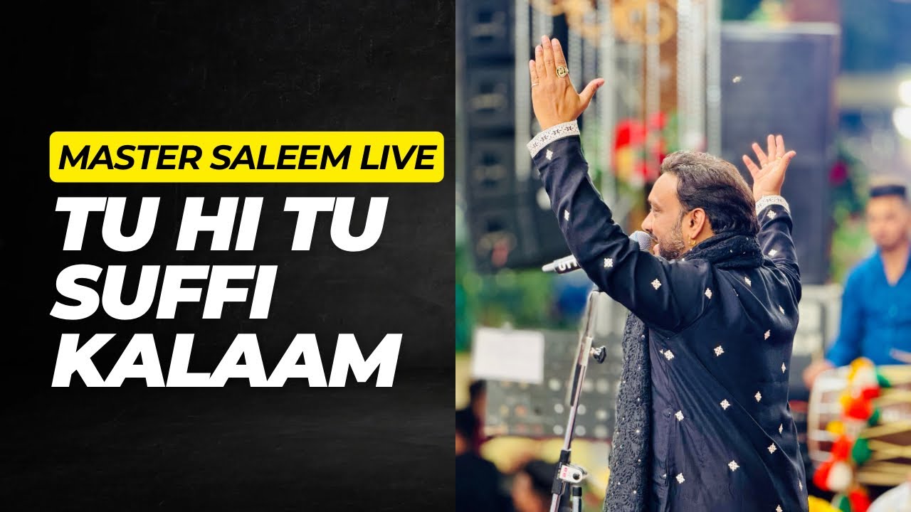 तू ही तू सूफ़ी live Ludhiana Shree Premdham 22th April 2024 @teammastersaleem #sufi #sufikalam