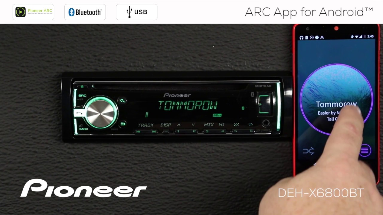 How To - DEH-X6800BT - ARC App for Android