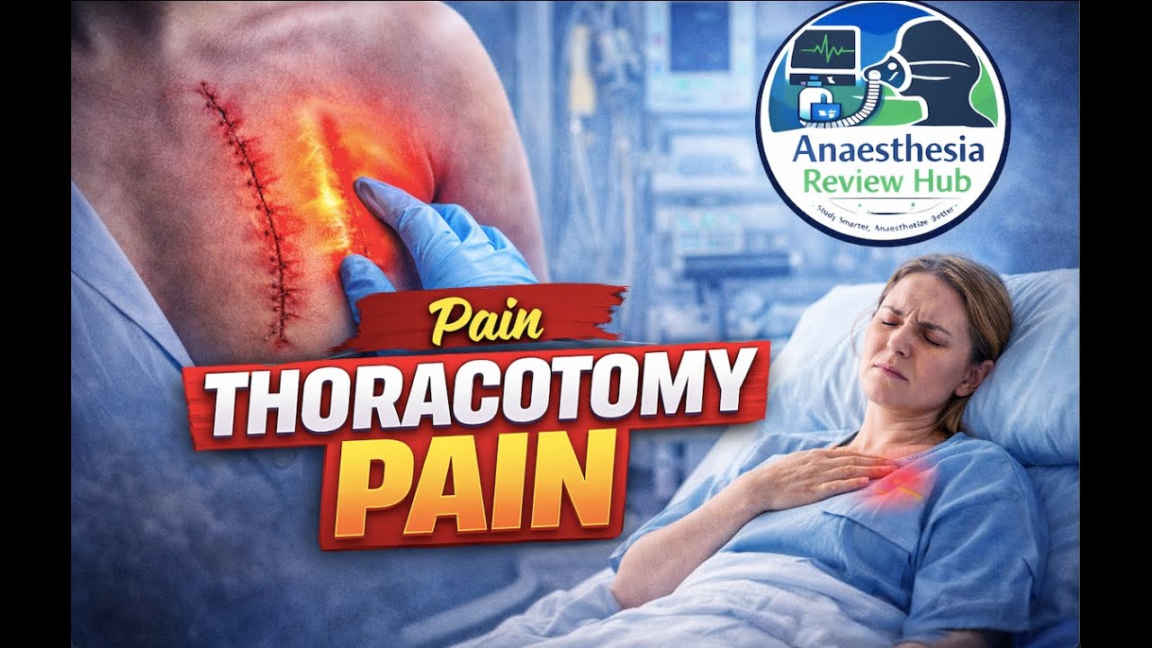 Thoracotomy Pain | Pain Module | Anaesthesia Review Hub