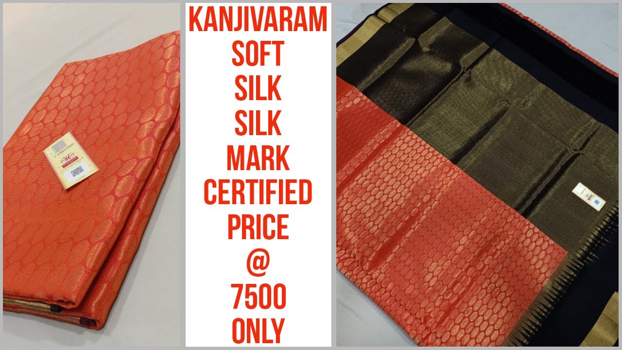 Mani laxmi silks - @3499 kanjivaram soft silk sarees - silk mark certified pure silk sarees -