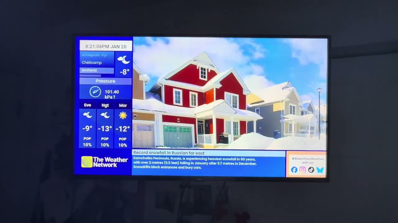 The Weather Network Local Forecast Tuesday January 20 2026