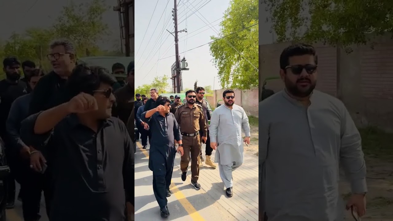 AC Rab Nawaz Chadhar, DSP Rashid & Sheikh Mukarram Waheed Leads Route Inspection #jhang #shorts