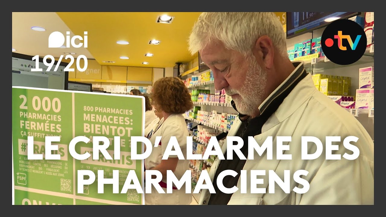 Pharmaciens en col&egrave;re : la survie des pharmacies menac&eacute;e