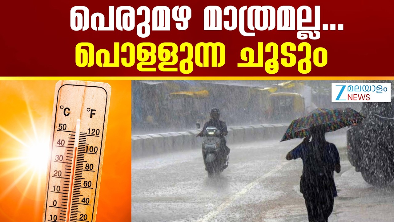 Summer Rain Kerala 2026 | കേരളത്തിൽ ചൂടിന് ആശ്വാസമായി വ്യാപക മഴയ്ക്ക് സാധ്യതയുണ്ട്