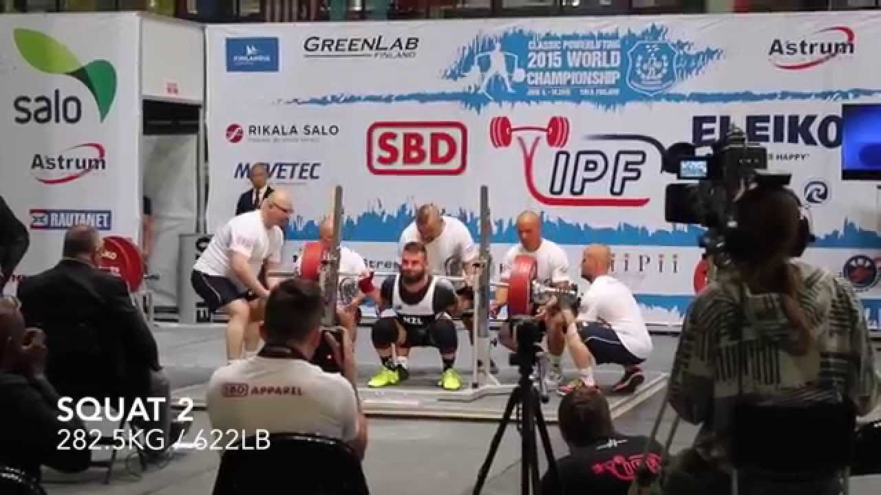 Brett Gibbs 775kg total 2015 IPF 83kg