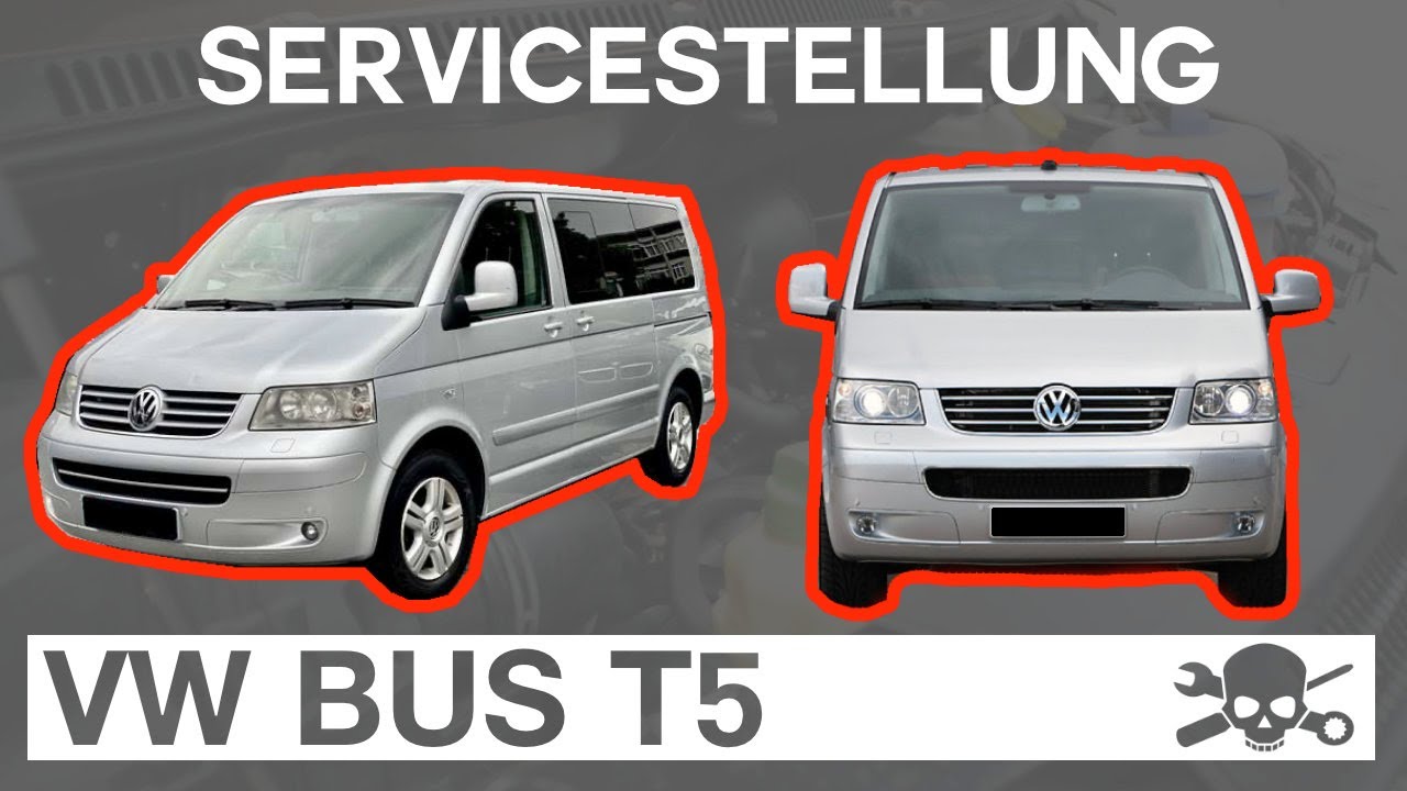 VW T5 - Die Front in Servicestellung bringen