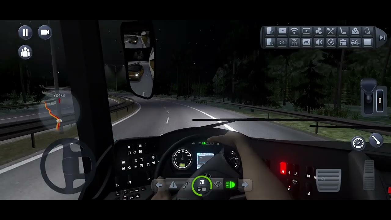 Kashmir to Chennai 2/4 Bus Games Bus Simulator Ultimate - Mobile Gameplay | Coach Bus Driving