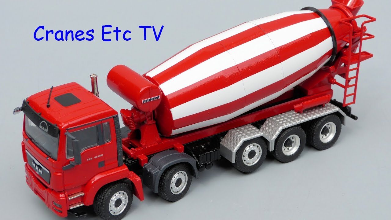 Автобетоносмеситель Conrad MAN TGS + Liebherr HTM 1204 от Cranes Etc TV