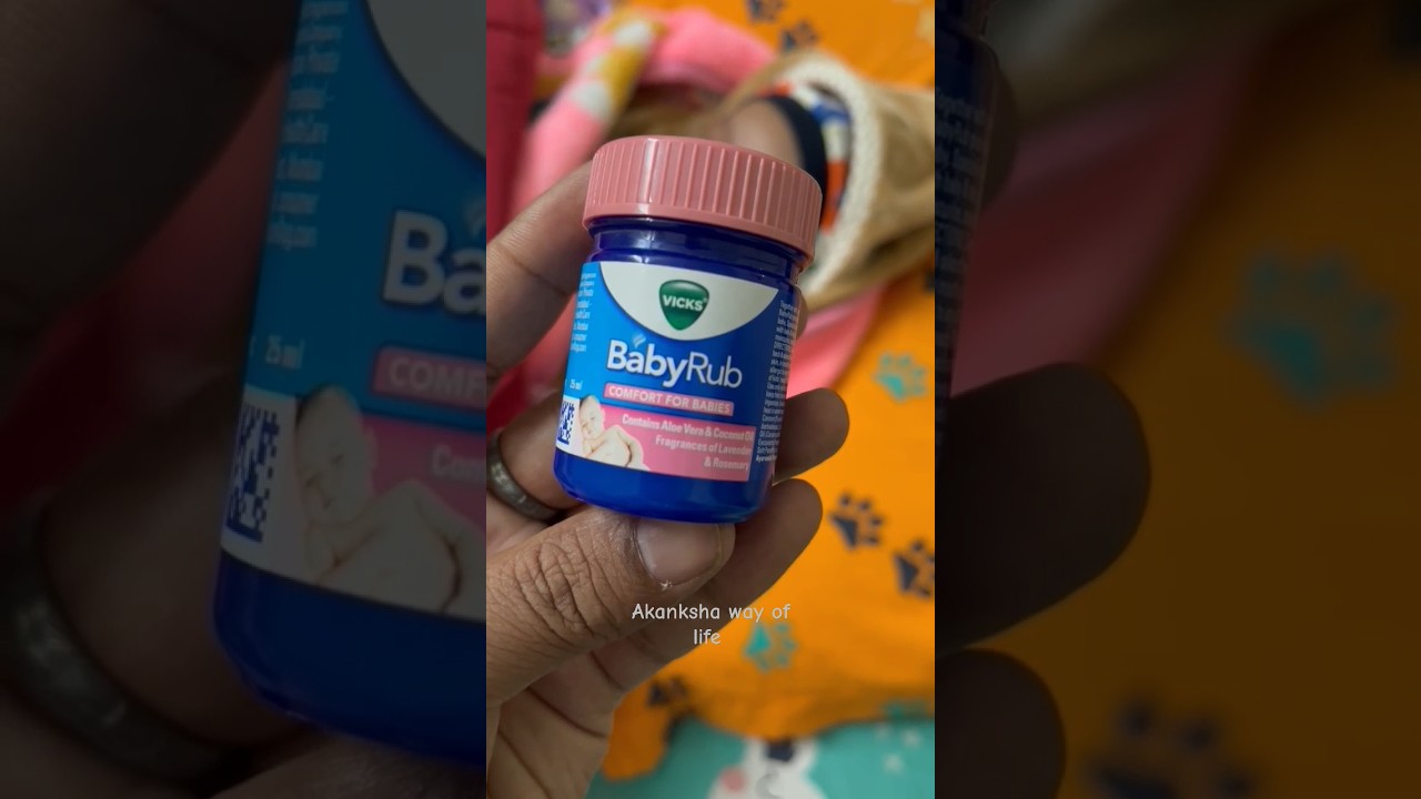 Babyrub helps babies for comfortable sleep #baby #twins #vicks #babyrub #babyhealth