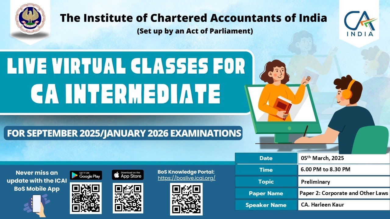 Intermediate Paper 2: COL | Topic: Preliminary | Session 3 | 05 March, 2025