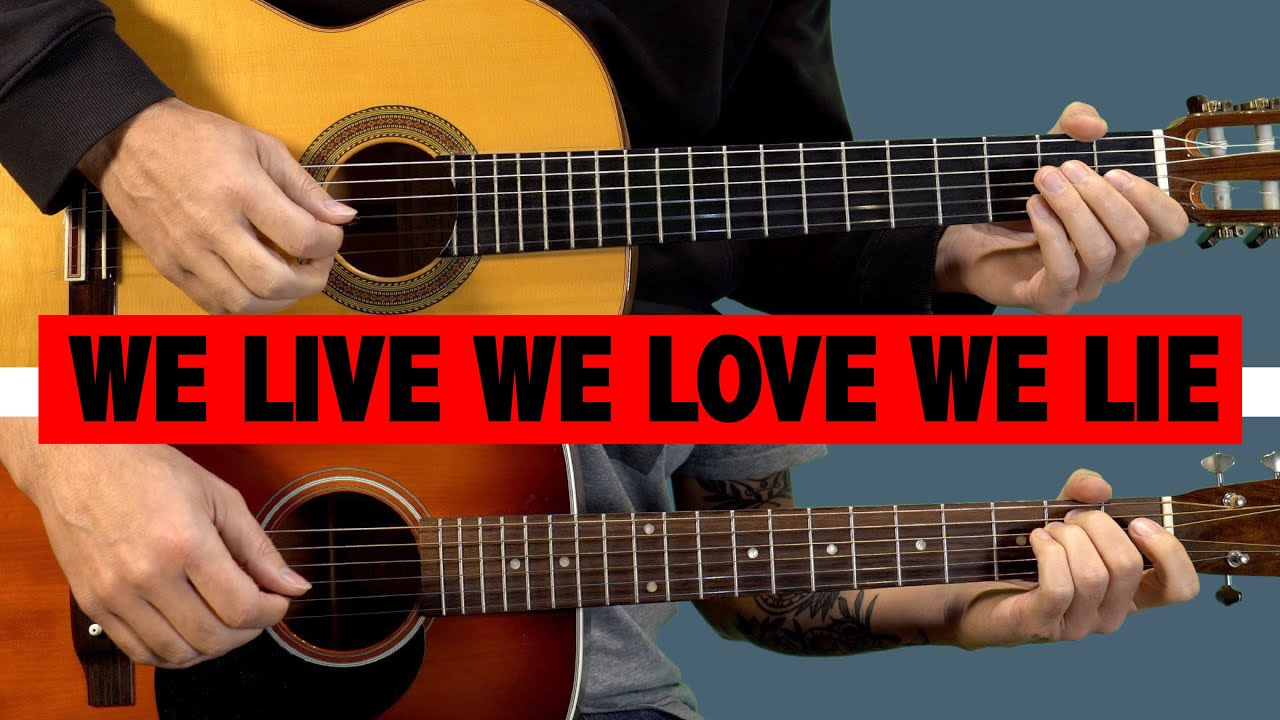 We Live We Love We Lie - Guitar Tutorial (Alan Walker - The Spectre)