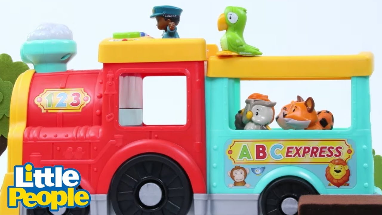 All Aboard the Animal Train - Preschool Learning | Toy Stop-Motion | Little People - Fisher Price