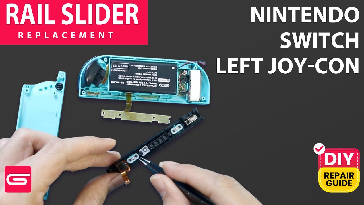 Nintendo Switch Left Joy Con Rail Slider Replacement