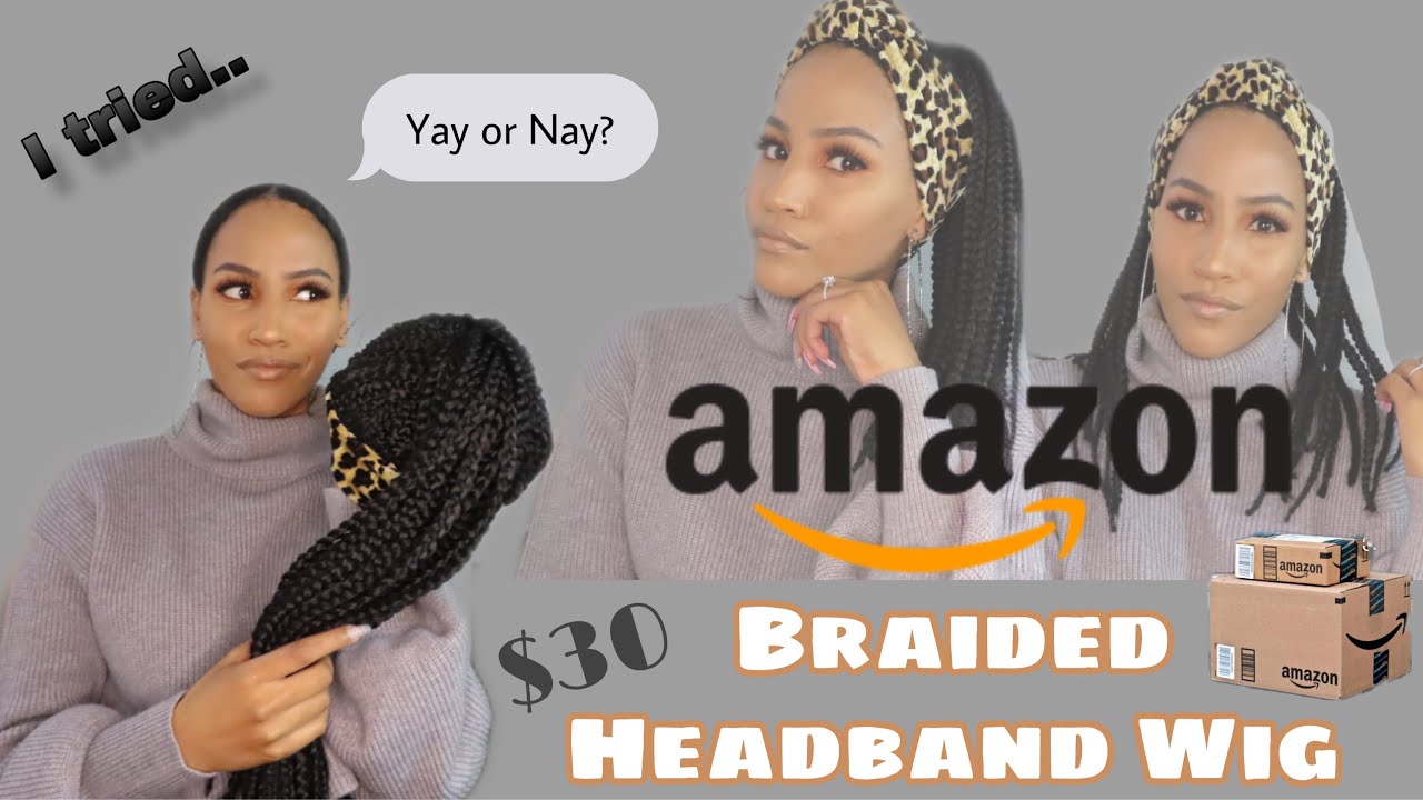 Amazon Braided Headband Wig Try-on & Review