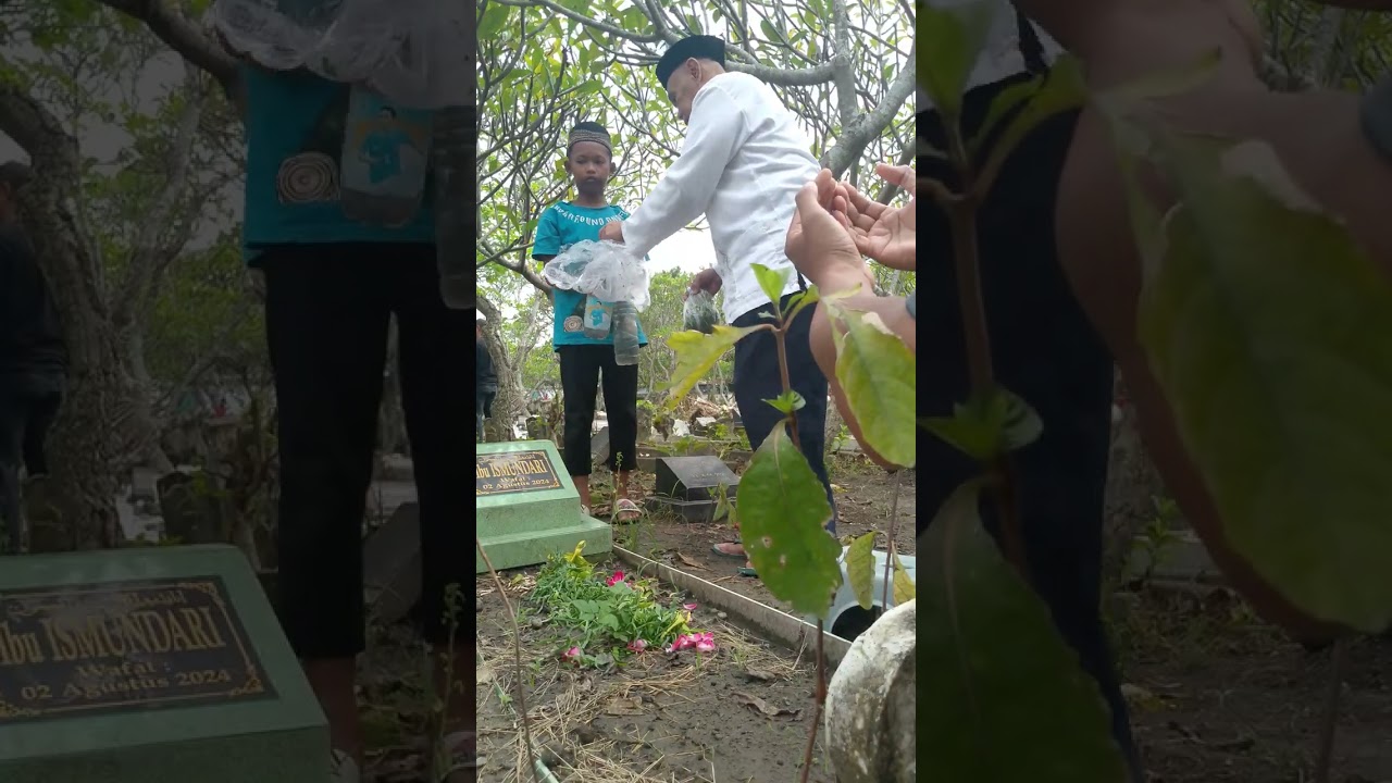 Nyekar ing pesarean e ibu