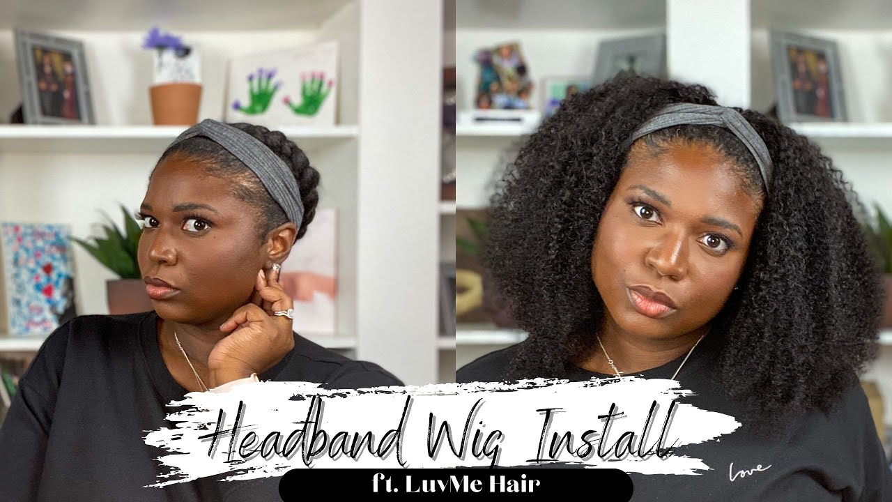 LuvMe Hair | Easy Headband Wig install and Style in Seconds! | Curly