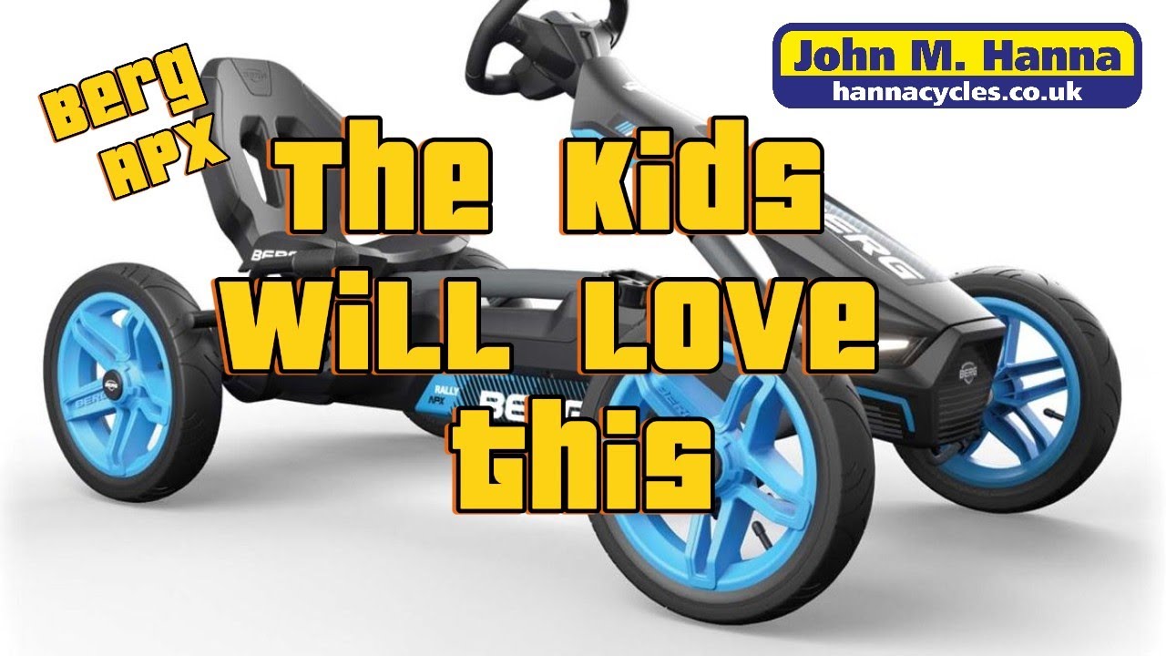 The Kids will love this - Berg Rally 2.0 Apx blue pedal go kart from Bergtoys