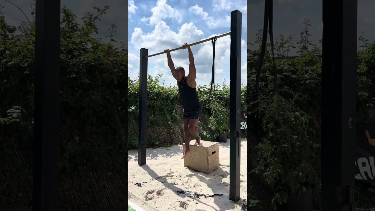 High pull + muscle up