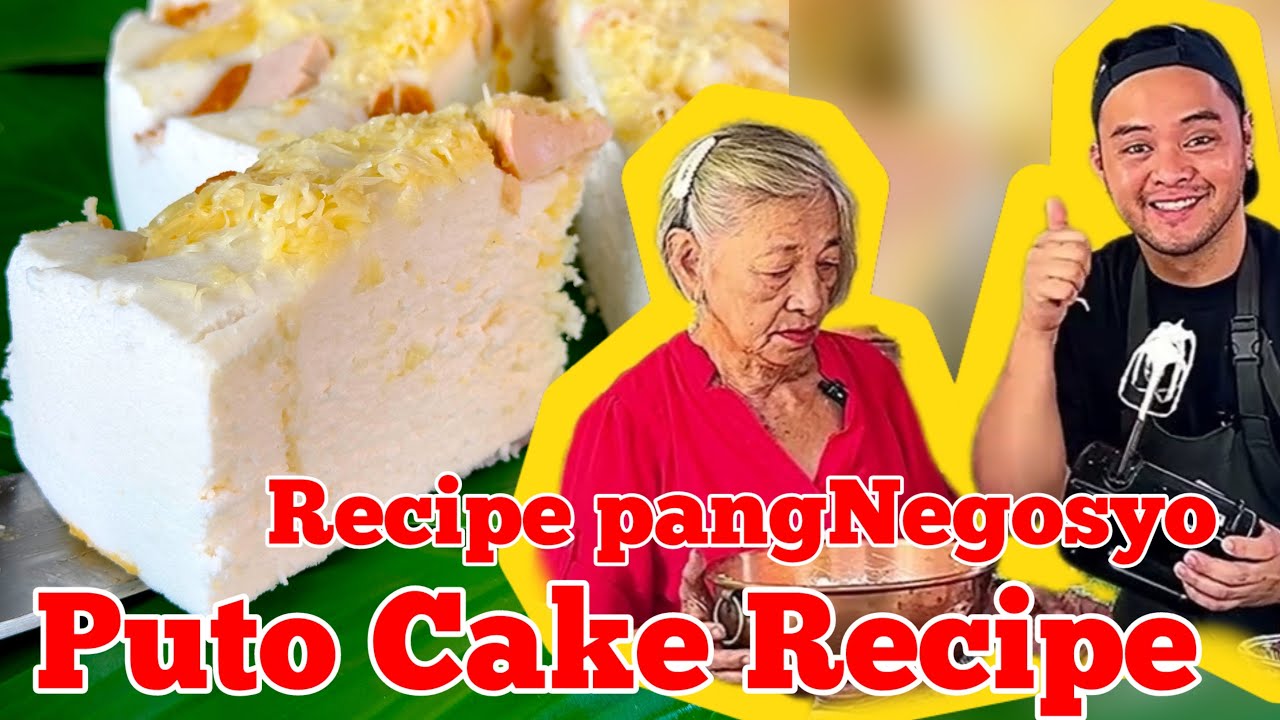 LEVEL UP SA SARAP NA PUTO CAKE RECIPE || PUTO CAKE RECIPE