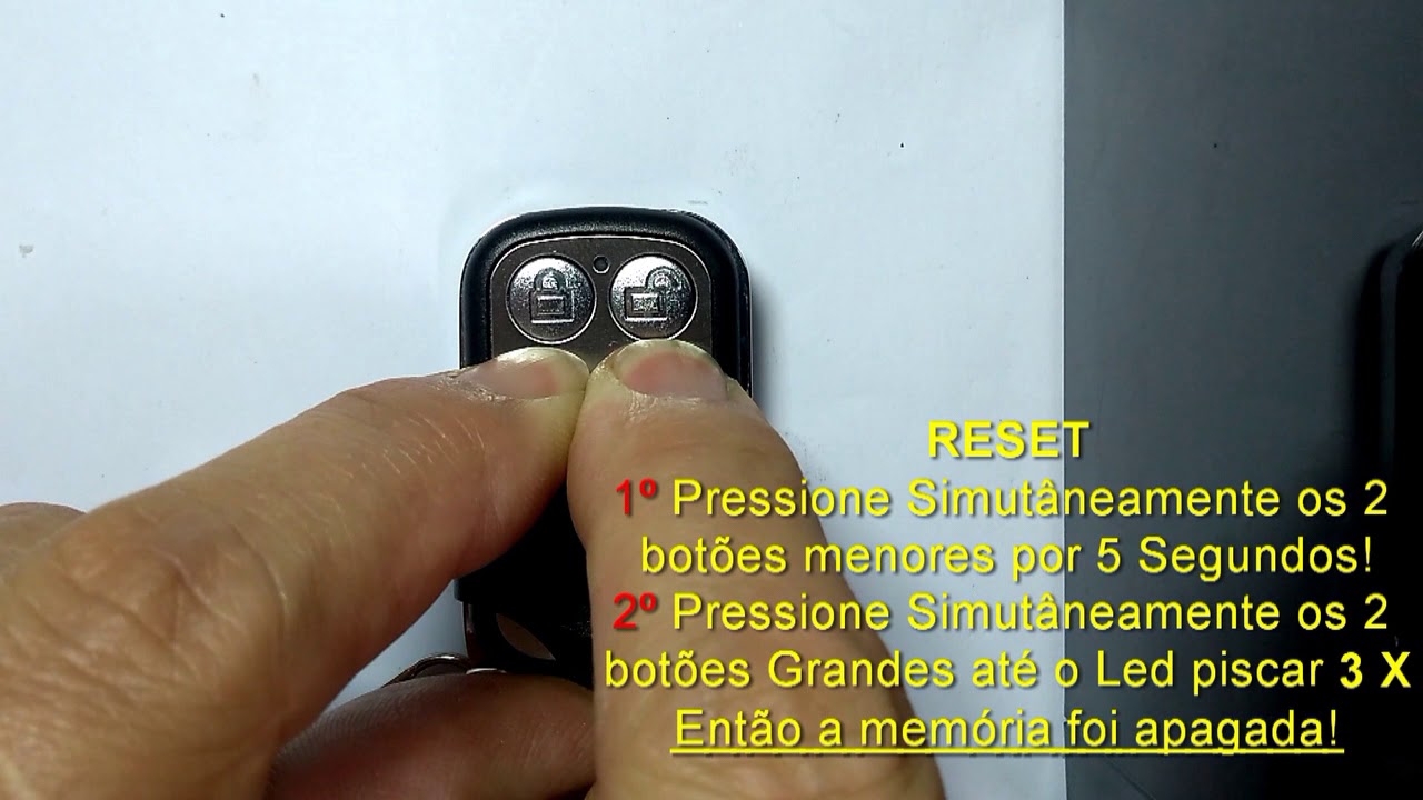 Como Copiar/Apagar Controle Clone Caixa de aço escovado (ZY1-V2  LC)