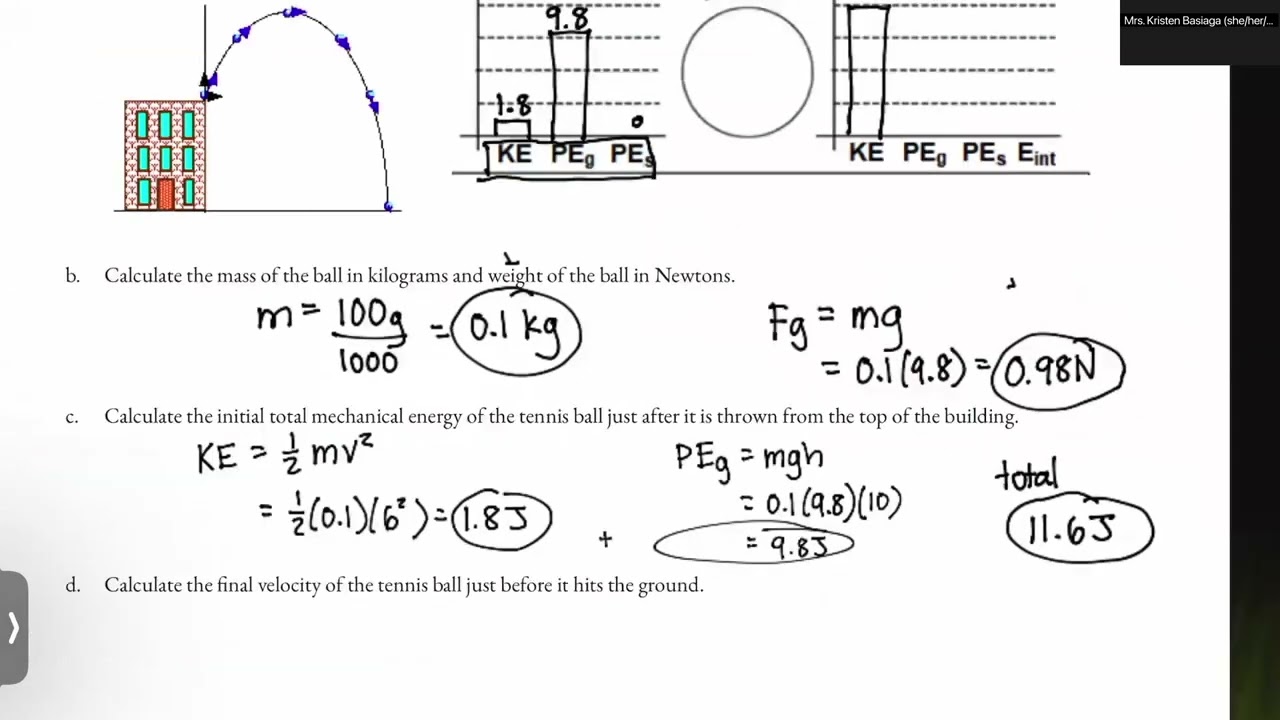 Unit 05 Review Packet - Work, Power, Energy 5470