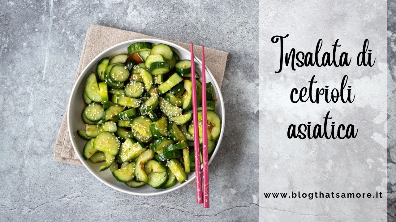 Ricetta Insalata di cetrioli asiatica: fresca, veloce e salutare