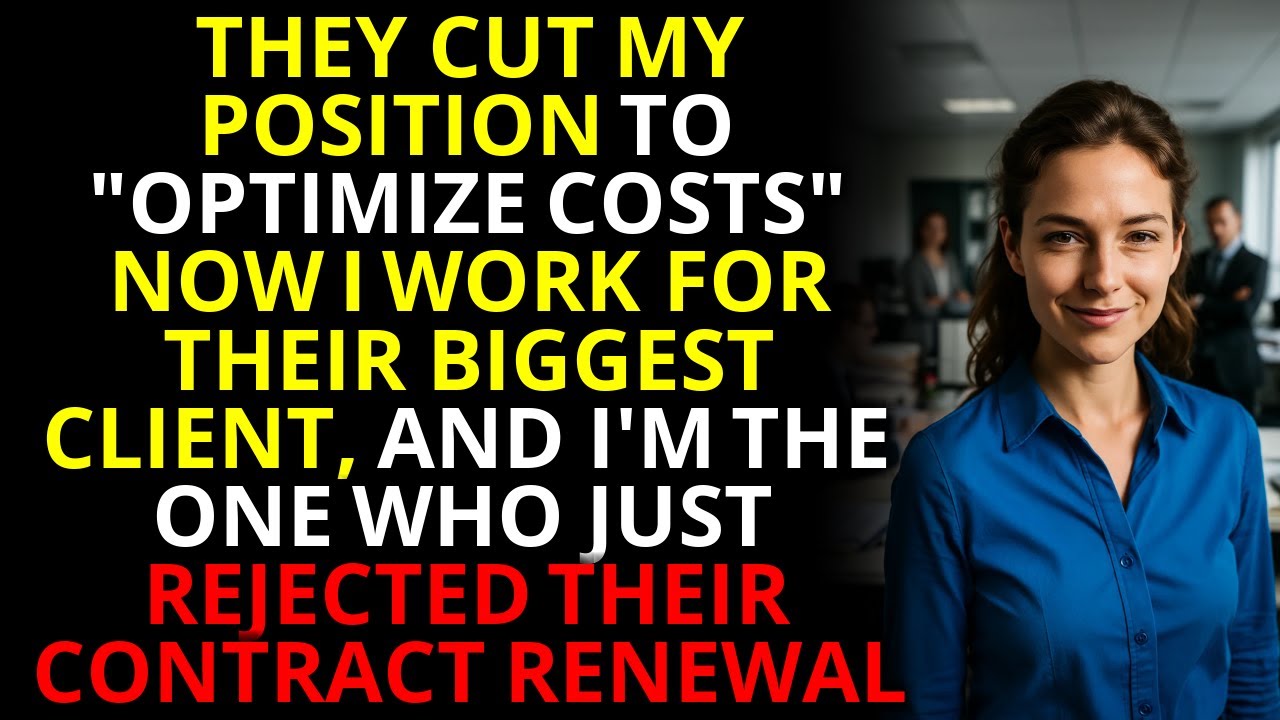 They Fired Me to “Cut Costs.” I Became Their Client’s Boss and Destroyed Their Deal 💼