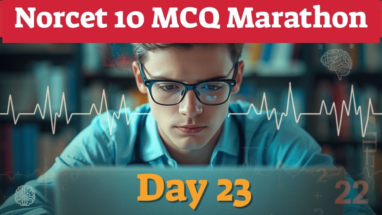 NORCET 10 MCQ'S MARATHON DAY - 23