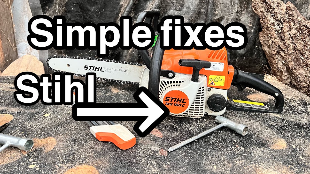 Stihl MS 180 won’t start   ? Easy fixes