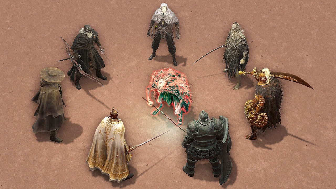 Miquella's Followers vs Demi-Human Swordmaster Onze - Elden Ring