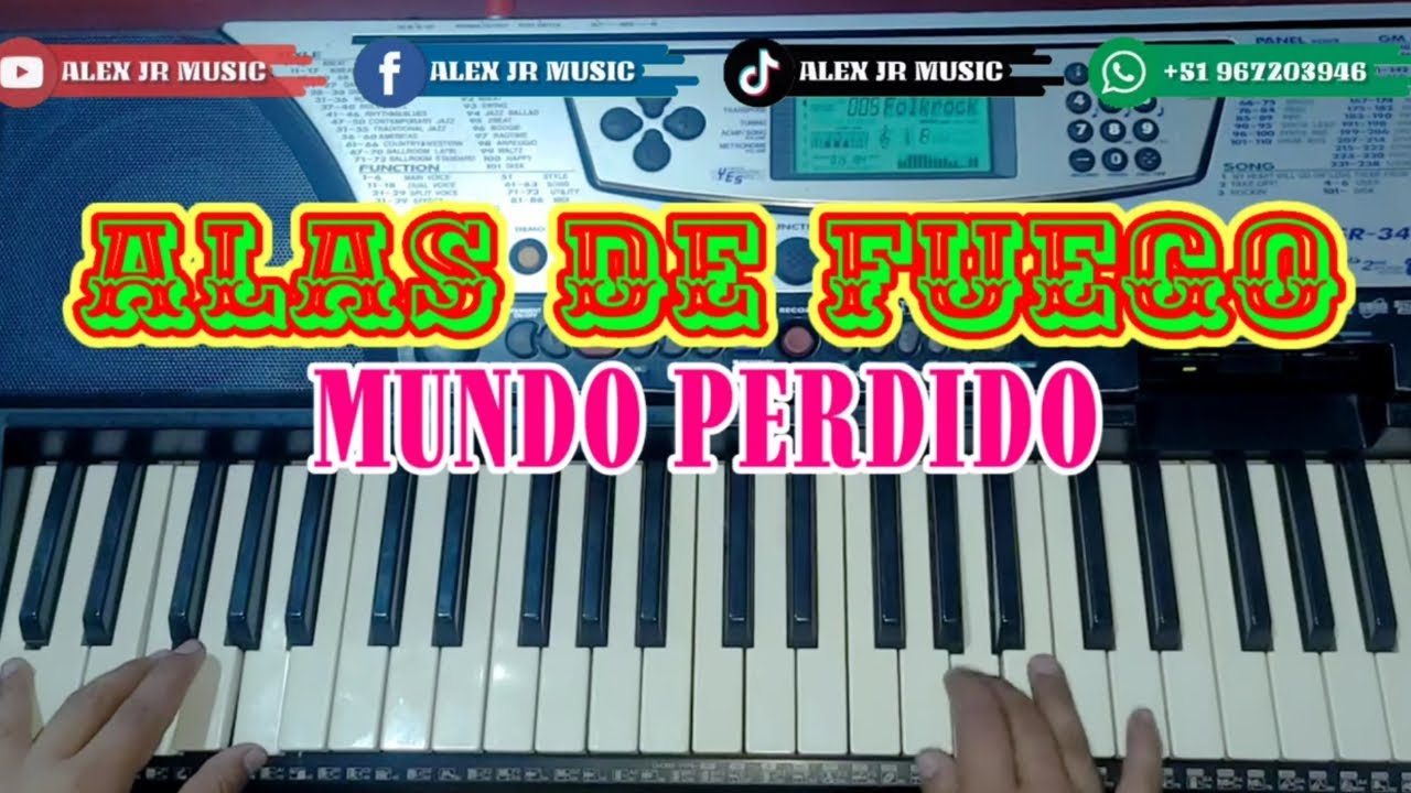 Alas de fuego Mundo Perdido Karaoke