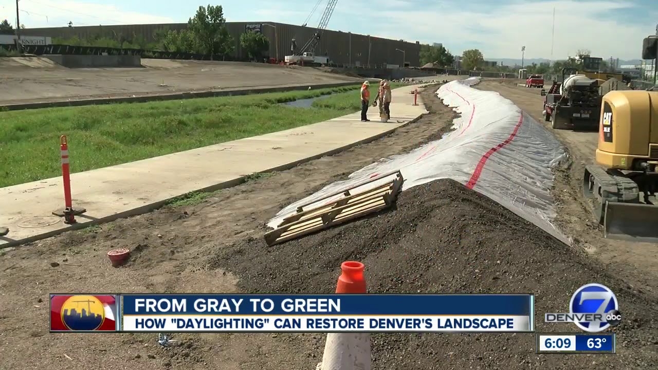 Denver is digging up lost rivers buried during Industrial Revolution, reviving 'natural order'