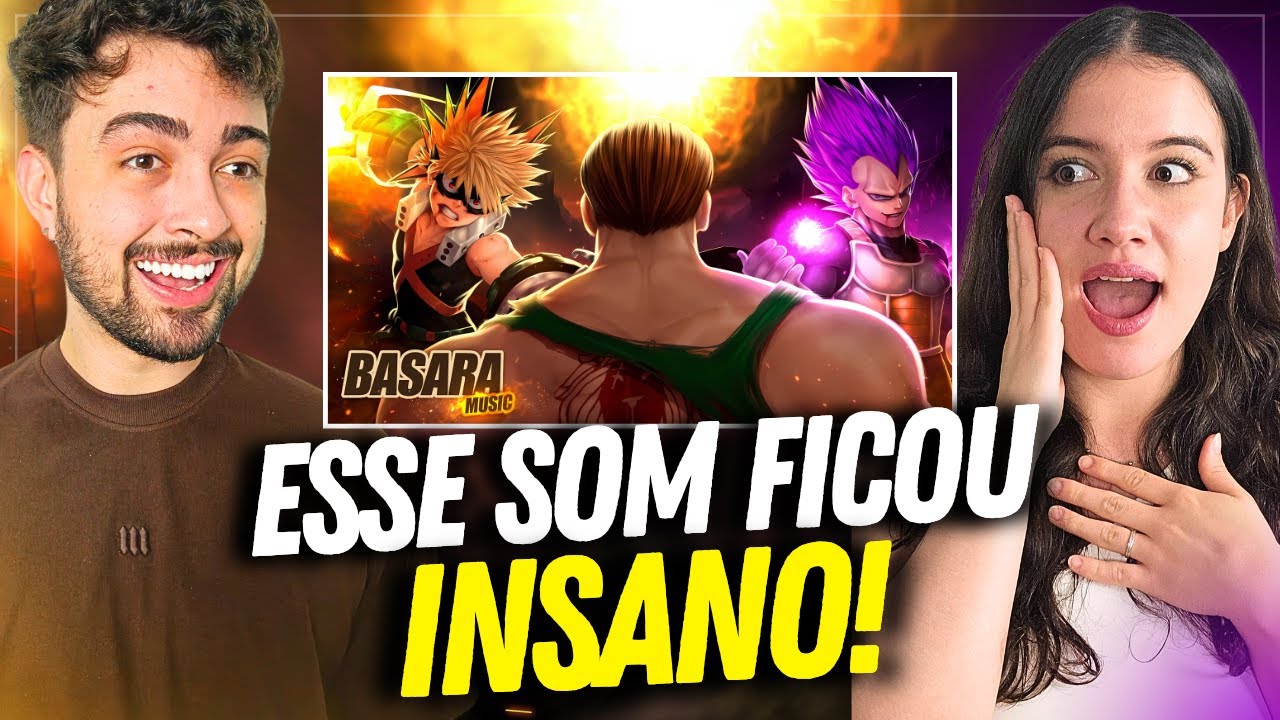 Basara - DISStaque (Bakugou, Escanor e Vegeta) ft. TK RAPS e Duelista React