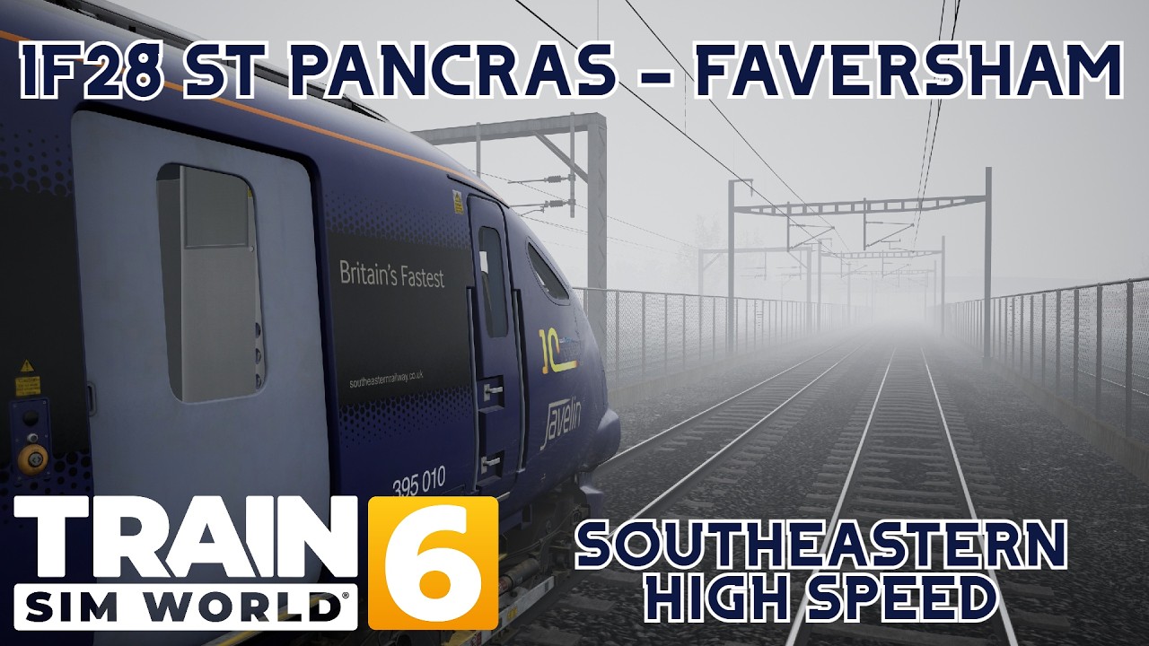 TSW 6 TIMELAPSE | Southeastern High Speed | 1F28 London St Pancras - Faversham