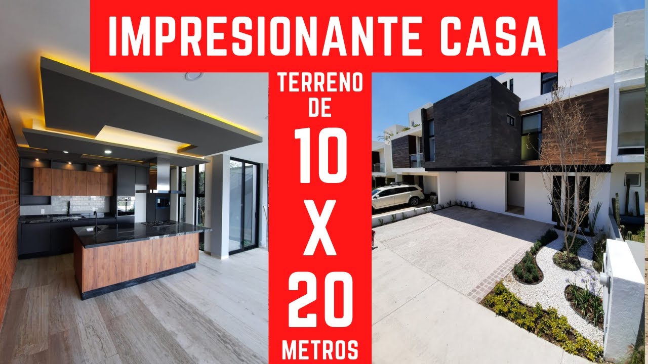 🔺IMPRESIONANTE CASA EN TERRENO DE 10 X 20🔺