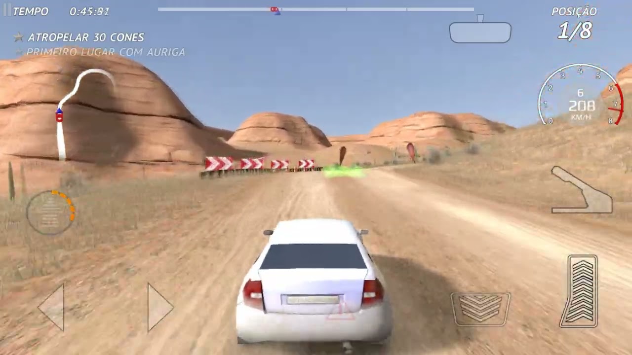 Rally Fury Cânions do Deserto Corrida Pista 1