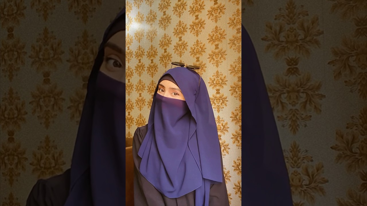 Easy and quick NiKab Tutorial ✨#hijab#niqab#tutorial#shorts#foryou