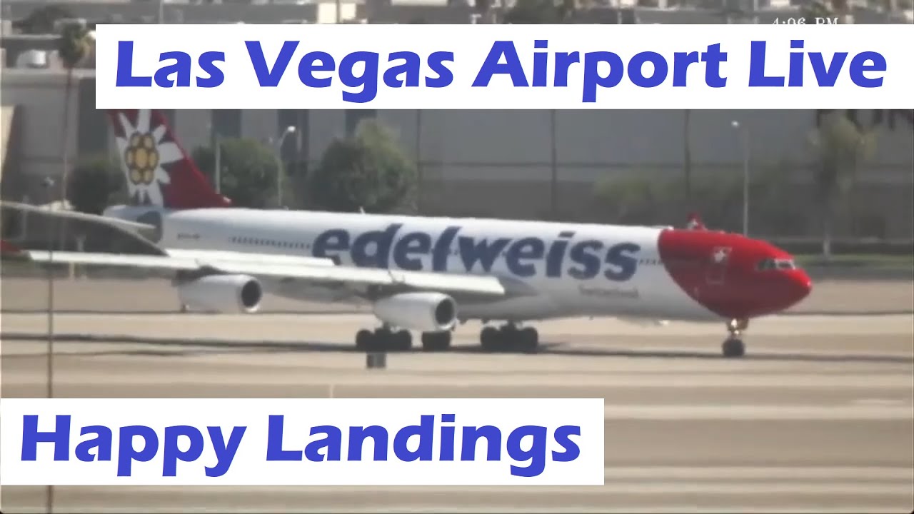 🔴 Live Las Vegas airport camera with ATC, plane spotting