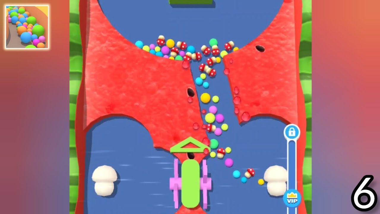 Sand Balls Game - Watermelon 🍉 Level - Levels 31-35 - Ep.6⚽⚾🏀🔥
