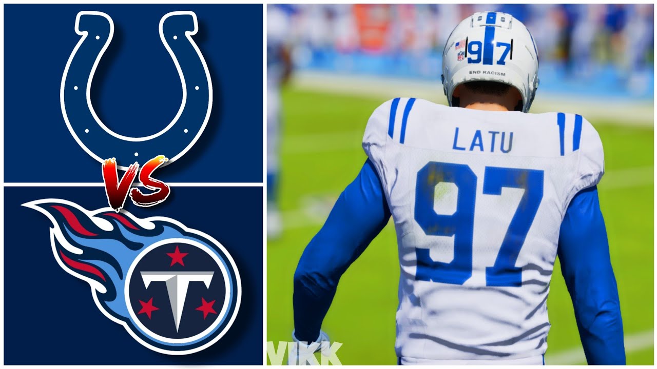 Colts vs Titans Week 6 Simulation (Madden 25 Rosters)