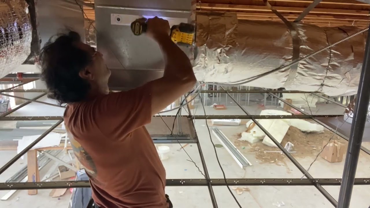 Duct Smoke Detector Installation for commercial building, HVAC - part 1