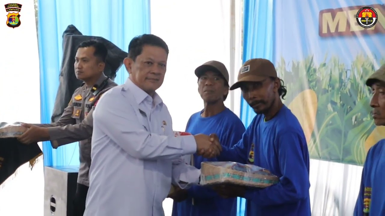 Tanam Jagung Serentak Quartal 1 Polres Pesawaran