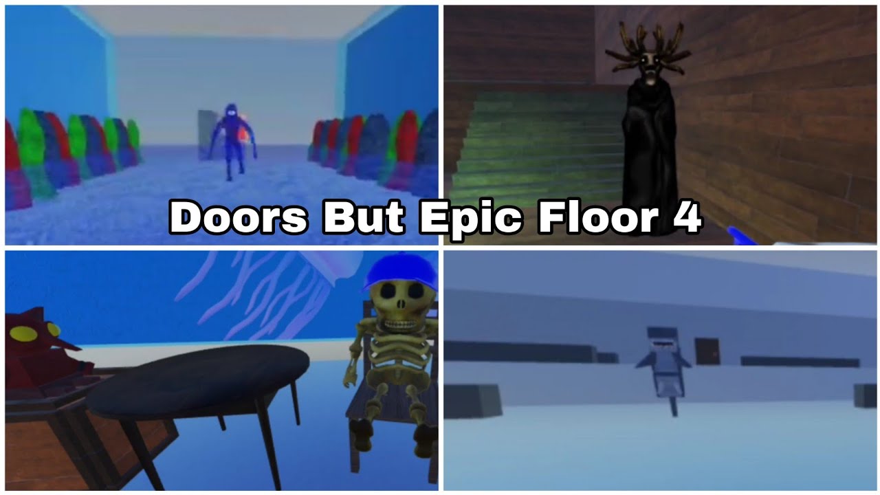 Doors But Epic Floor 4 Full Gameplay (ROBLOX) #doors #games