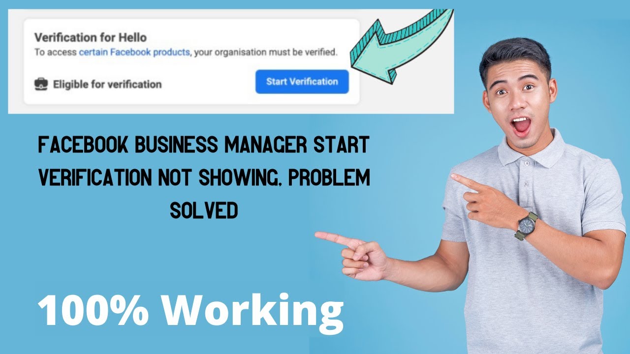 Facebook Business Manager Start Verification button Not Showing Problem Solve