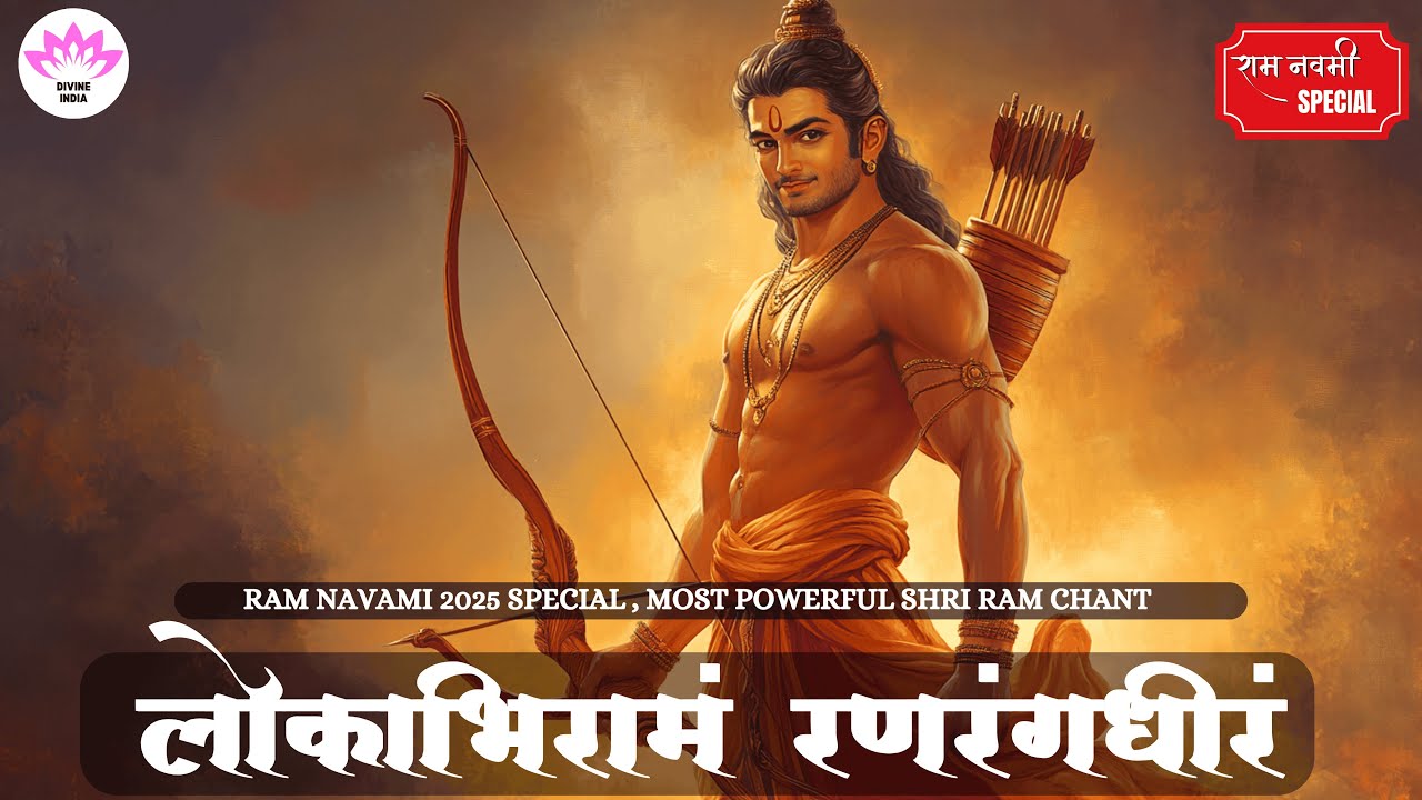 Shri Ram Navami 2025 Special | ANCIENT & POWERFUL Lord Ram Mantra | Lokahbhiramam Ranrangdhiram