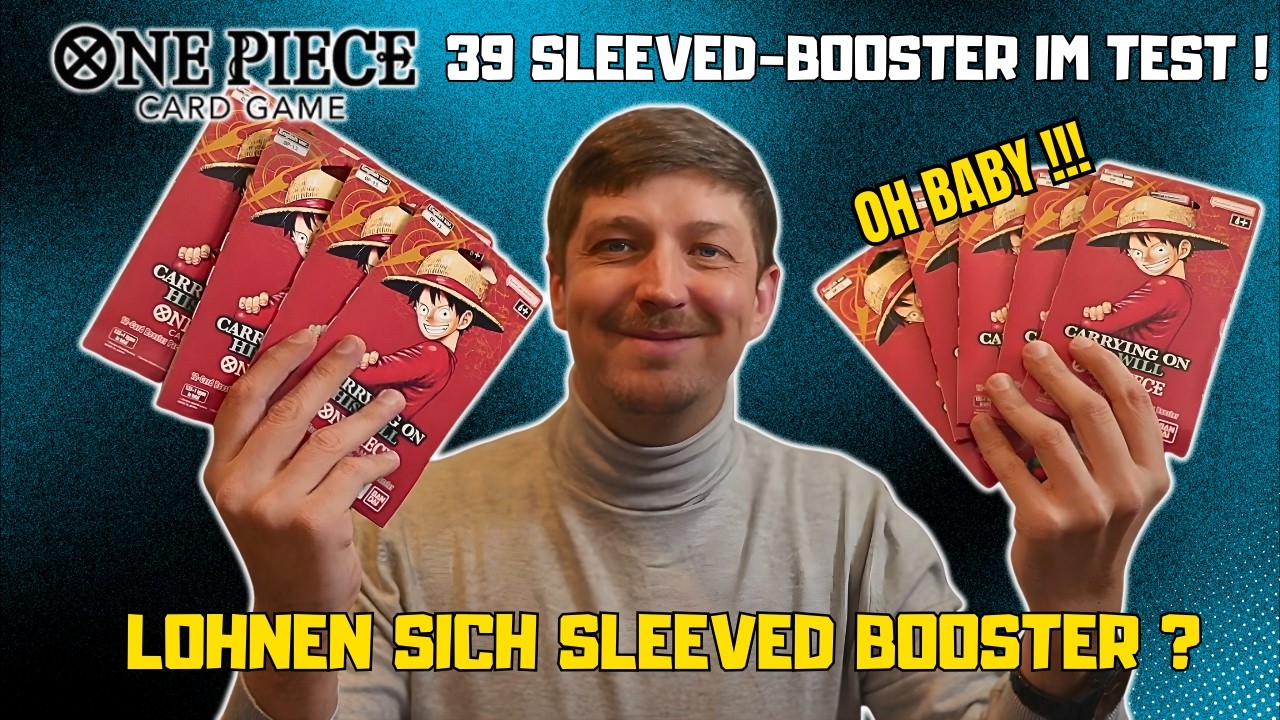 Lohnen sich Sleeved Booster OP13 zum öffnen?🤔 One Piece TCG deutsch