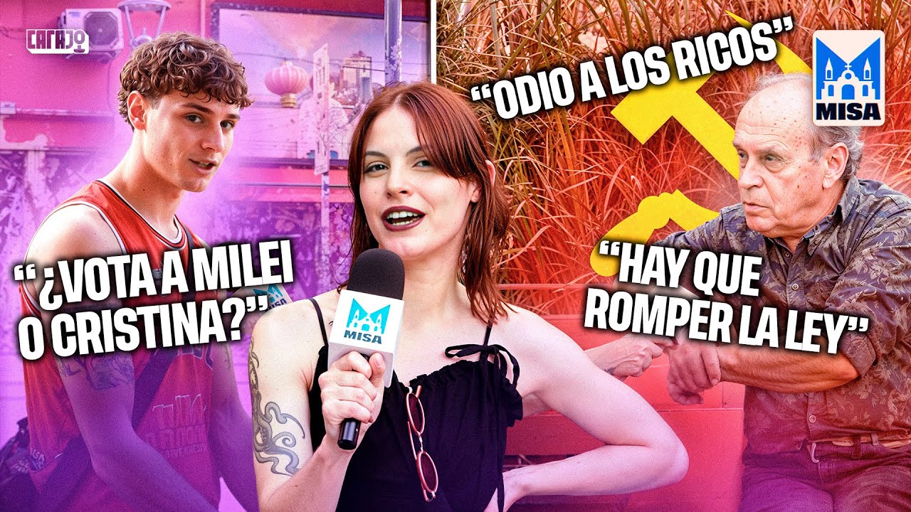 ¿LES GUSTA ROBAR? ¿MILEI O CRISTINA? MARILÚ ENCUESTA A GENTE EN LA CALLE